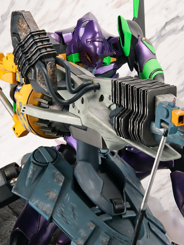 ヱヴァンゲリヲン新劇場版 ヤシマ作戦 初号機  プレミアムメタリックカラー版  スタチュー 画像8