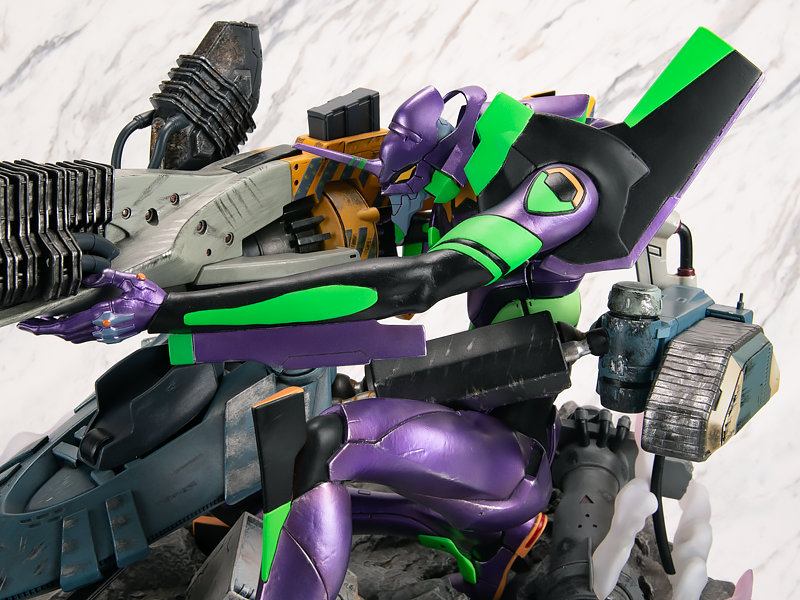 ヱヴァンゲリヲン新劇場版 ヤシマ作戦 初号機  プレミアムメタリックカラー版  スタチュー 画像12