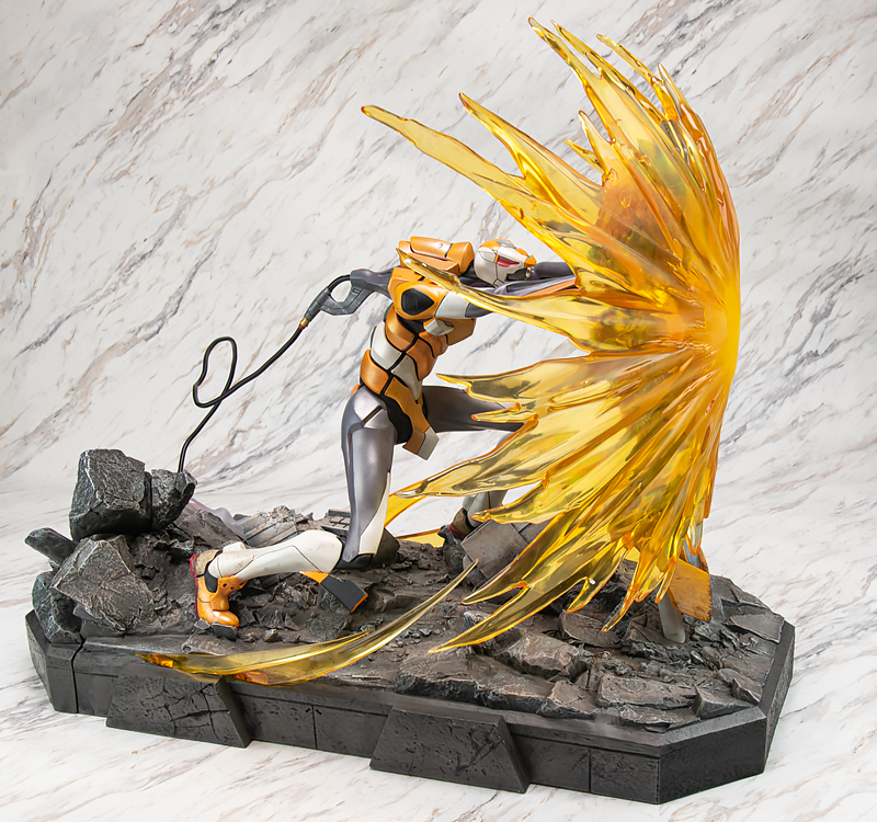 ヱヴァンゲリヲン新劇場版 ヤシマ作戦 初号機  プレミアムメタリックカラー版  スタチュー 画像1