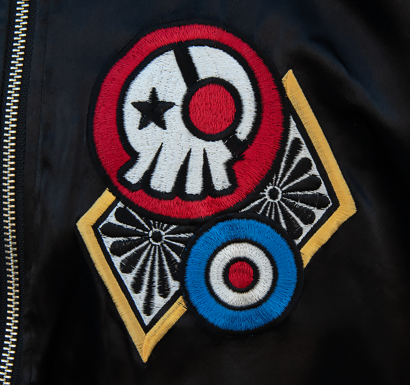 エヴァンゲリヲン新劇場版<br>オリジナル リバーシブルスカジャン “桜と改2号機γ” ×”式波・アスカ・ラングレー”（オリエンタルブランド錦） 画像8