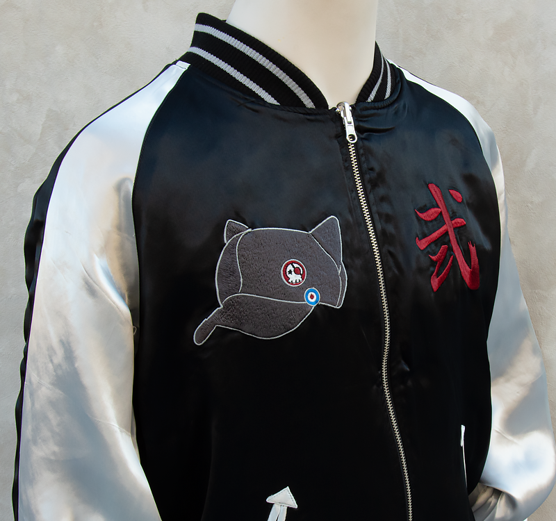 エヴァンゲリヲン新劇場版<br>オリジナル リバーシブルスカジャン “桜と改2号機γ” ×”式波・アスカ・ラングレー”（オリエンタルブランド錦） 画像15