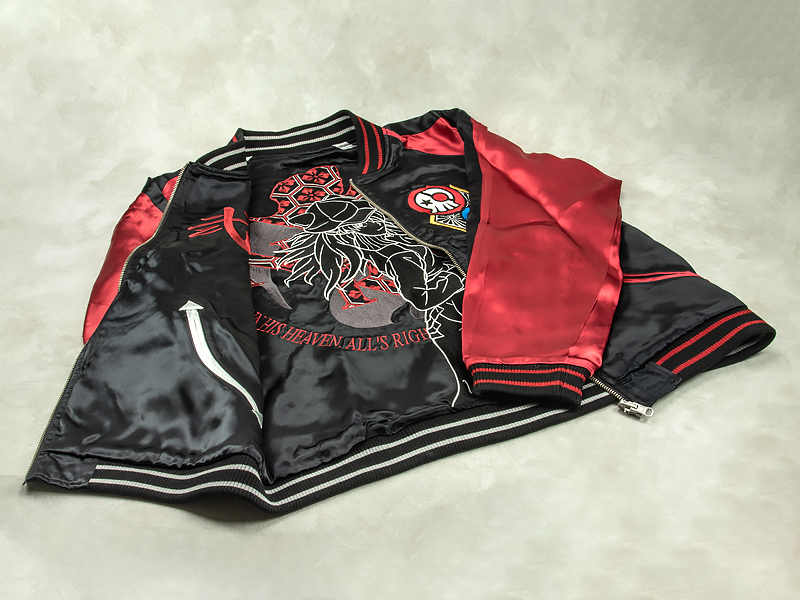 エヴァンゲリヲン新劇場版<br>オリジナル リバーシブルスカジャン “桜と改2号機γ” ×”式波・アスカ・ラングレー”（オリエンタルブランド錦） 画像23