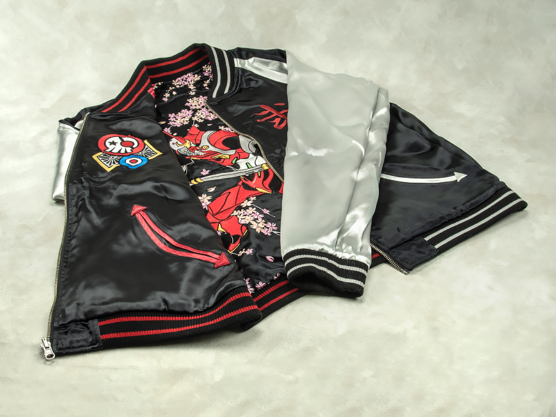 エヴァンゲリヲン新劇場版<br>オリジナル リバーシブルスカジャン “桜と改2号機γ” ×”式波・アスカ・ラングレー”（オリエンタルブランド錦） 画像24