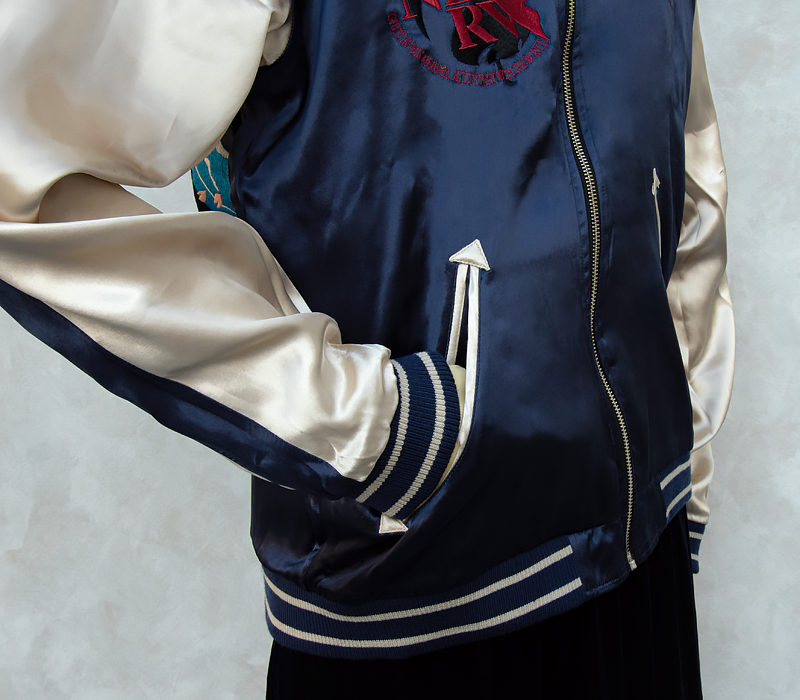 エヴァンゲリヲン新劇場版 <br>オリジナル リバーシブルスカジャン “龍と初号機” ×”夜桜と綾波レイ”（オリエンタルブランド錦） 画像17