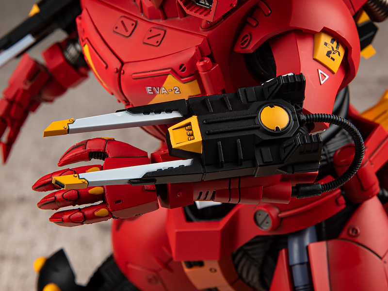 ゴジラ対エヴァンゲリオン<br>3式機龍エヴァ2号機カラーVer.プラモデル(青島文化教材社) 画像9